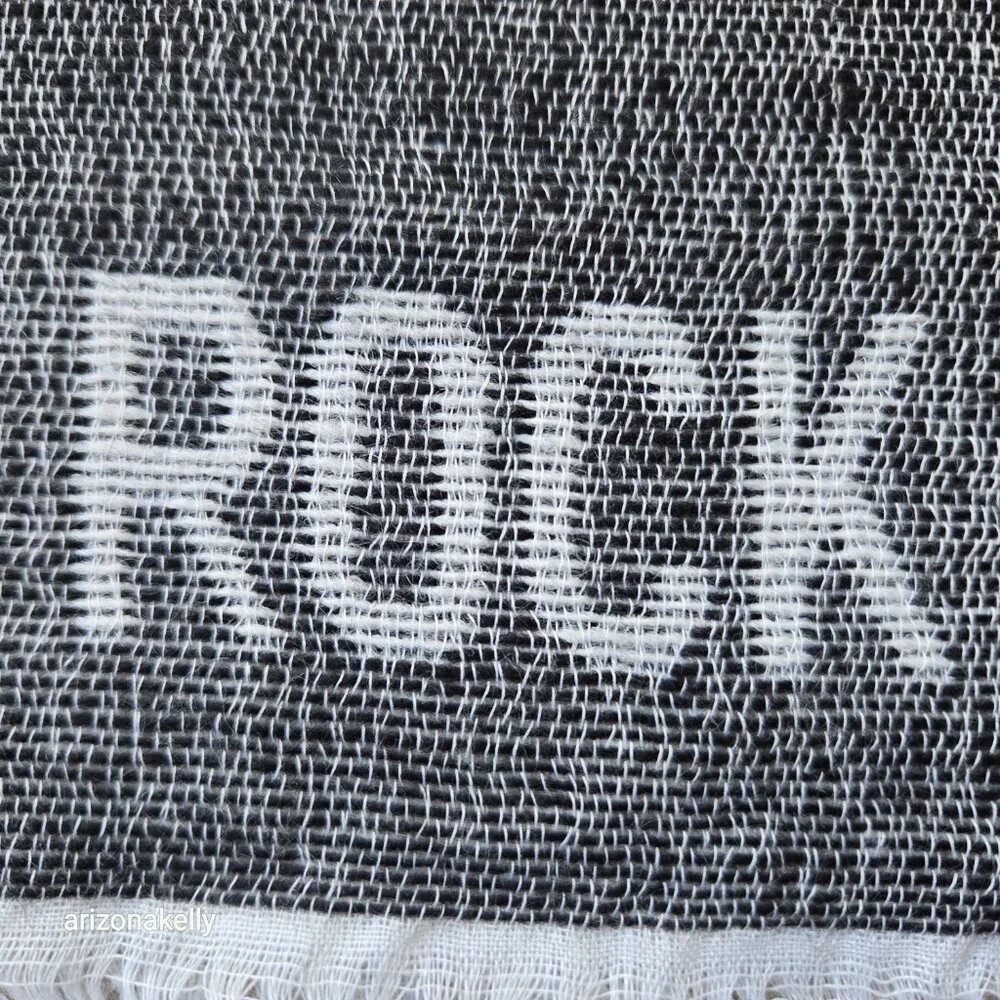 Saint & Sofia Rock & Roll Wool Blend Scarf
